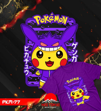 Playera Pokemon Pikachu Disfraz Gengar PKM-77