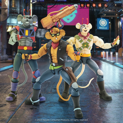 Nacelle Biker Mice From Mars Motoratones de Marte Set de 3 1/12