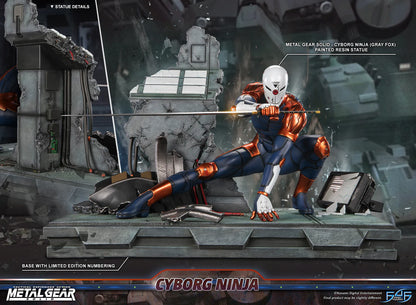 First 4 Figures: Metal Gear Solid - Cyborg Ninja Gray Fox 16 Pulgadas Preventa