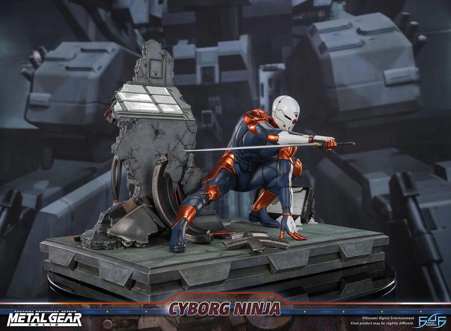 First 4 Figures: Metal Gear Solid - Cyborg Ninja Gray Fox 16 Pulgadas Preventa