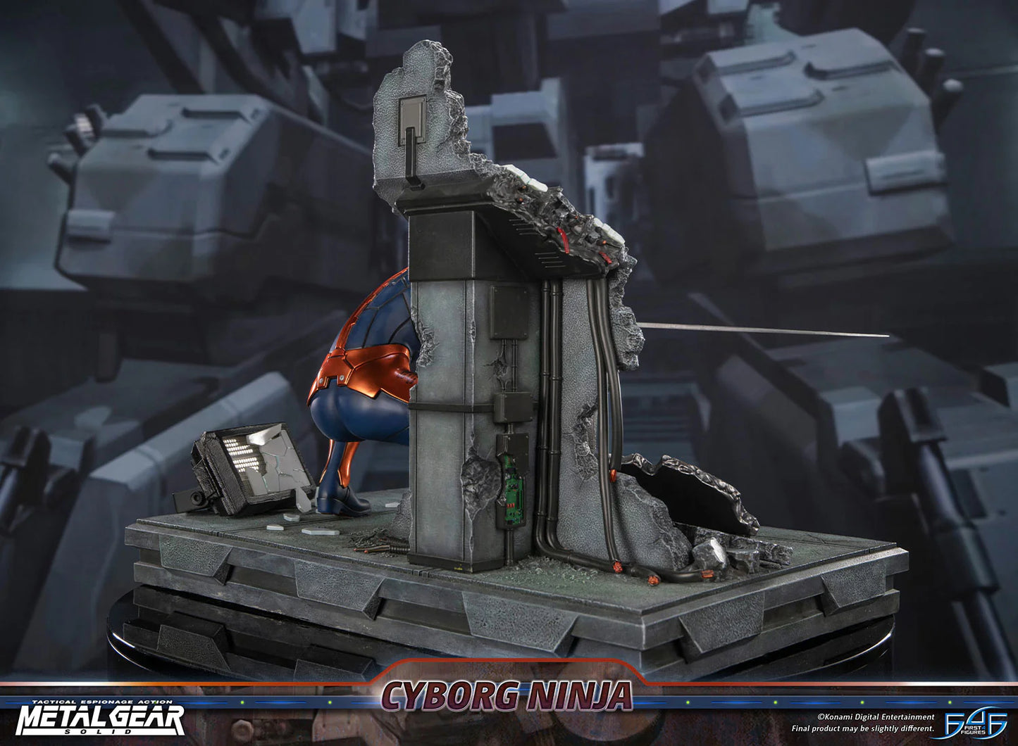 First 4 Figures: Metal Gear Solid - Cyborg Ninja Gray Fox 16 Pulgadas Preventa