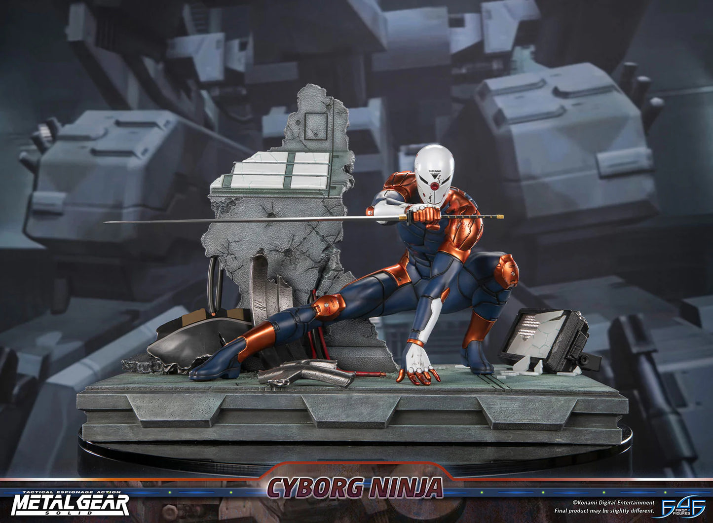 First 4 Figures: Metal Gear Solid - Cyborg Ninja Gray Fox 16 Pulgadas Preventa