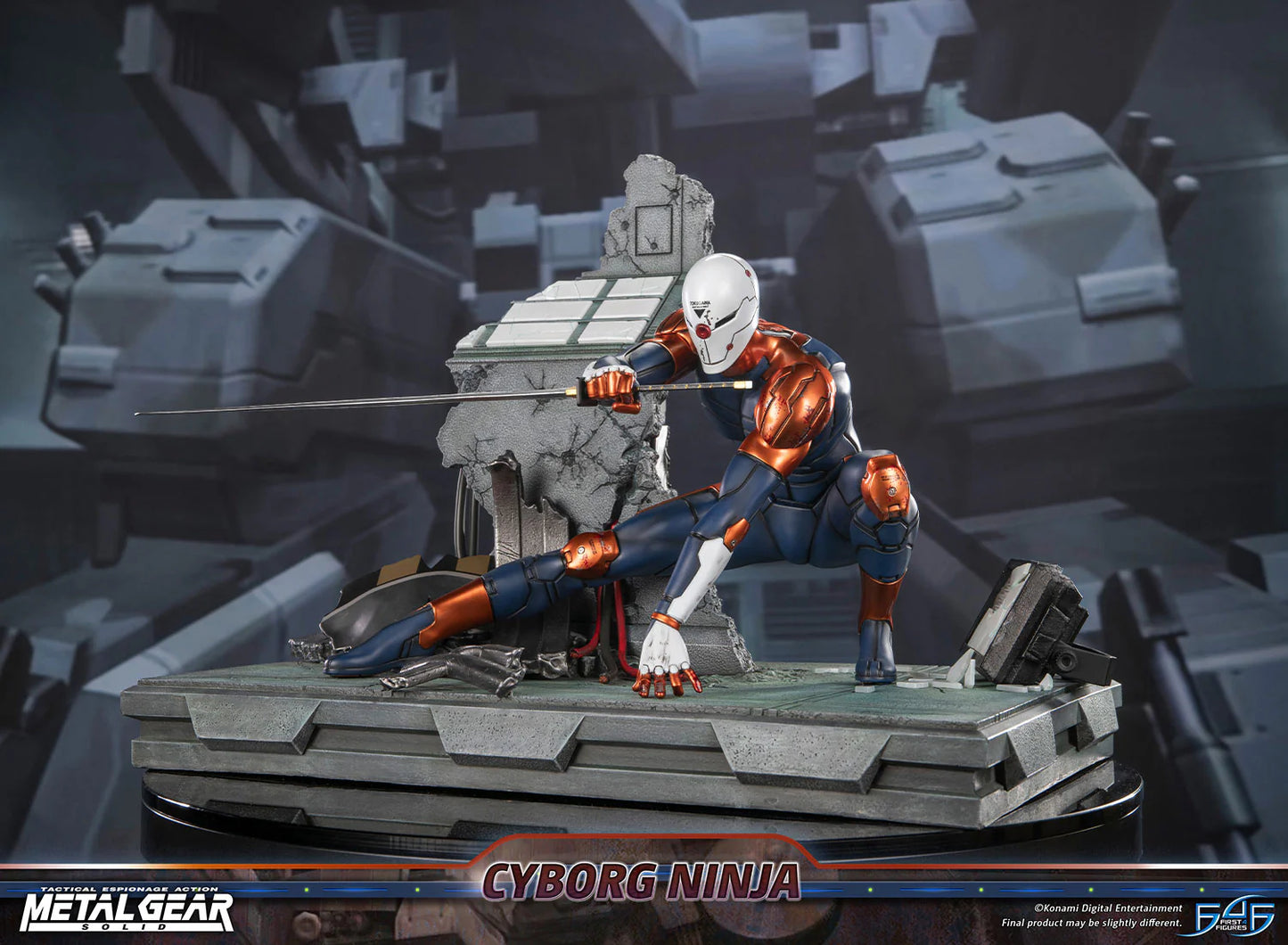 First 4 Figures: Metal Gear Solid - Cyborg Ninja Gray Fox 16 Pulgadas Preventa