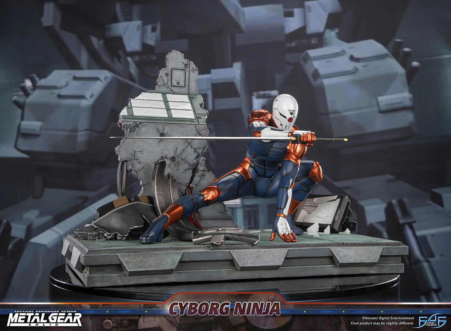 First 4 Figures: Metal Gear Solid - Cyborg Ninja Gray Fox 16 Pulgadas Preventa