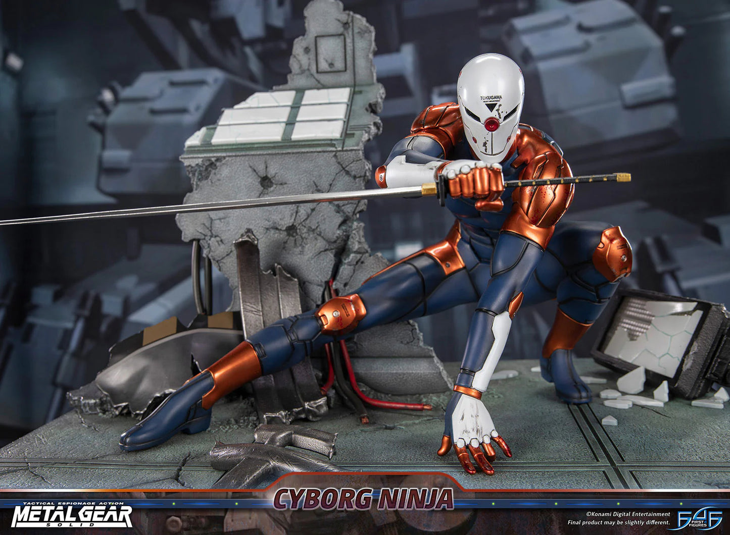 First 4 Figures: Metal Gear Solid - Cyborg Ninja Gray Fox 16 Pulgadas Preventa