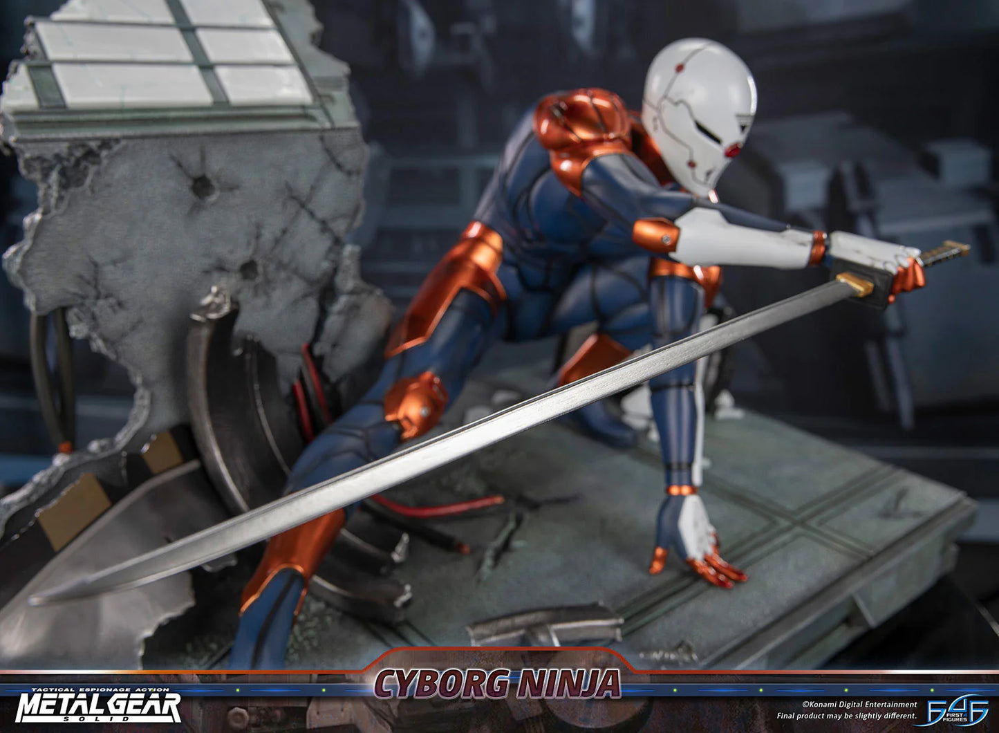First 4 Figures: Metal Gear Solid - Cyborg Ninja Gray Fox 16 Pulgadas Preventa