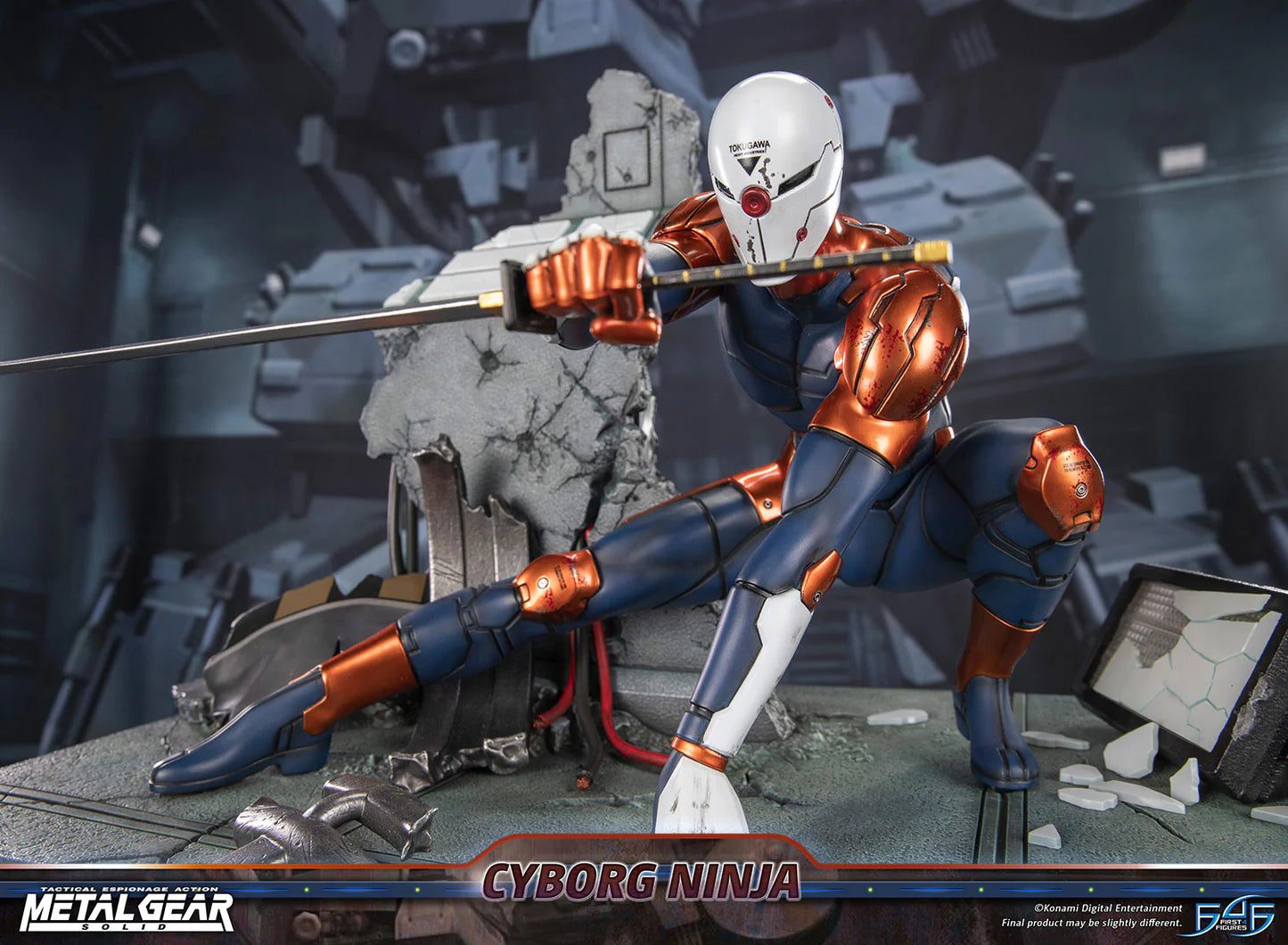 First 4 Figures: Metal Gear Solid - Cyborg Ninja Gray Fox 16 Pulgadas Preventa