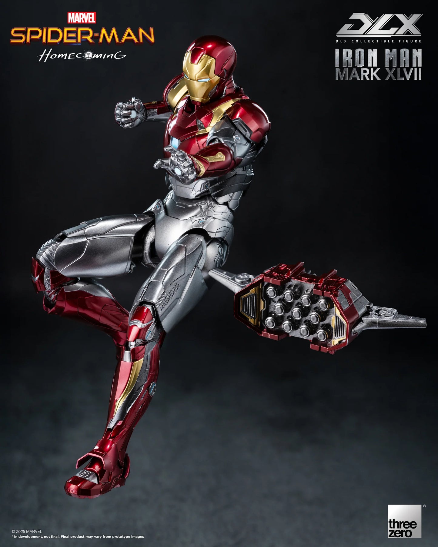 Threezero Dlx Series: Marvel Spider-Man De Regreso A Casa - Iron Man Mark 47 Preventa