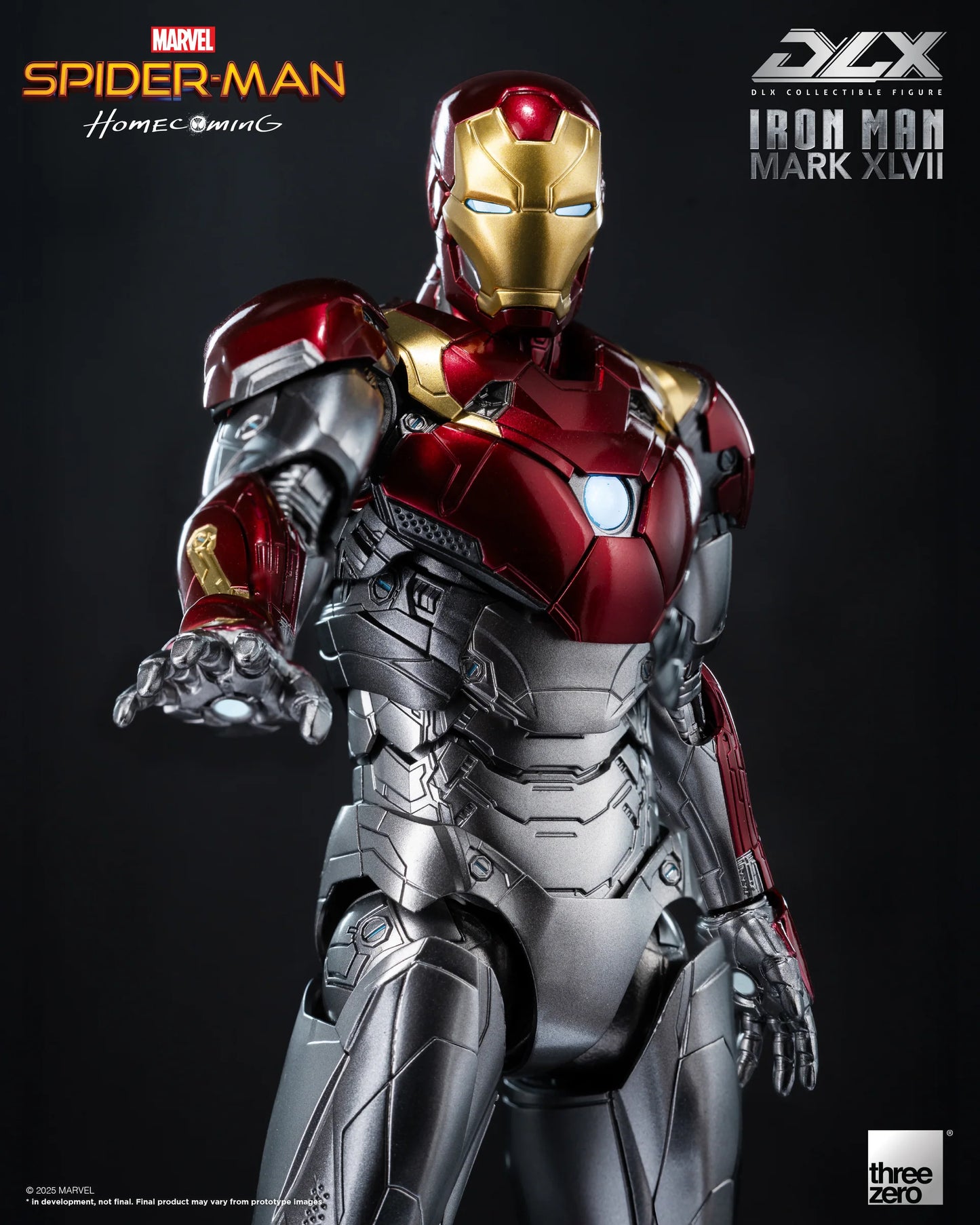 Threezero Dlx Series: Marvel Spider-Man De Regreso A Casa - Iron Man Mark 47 Preventa