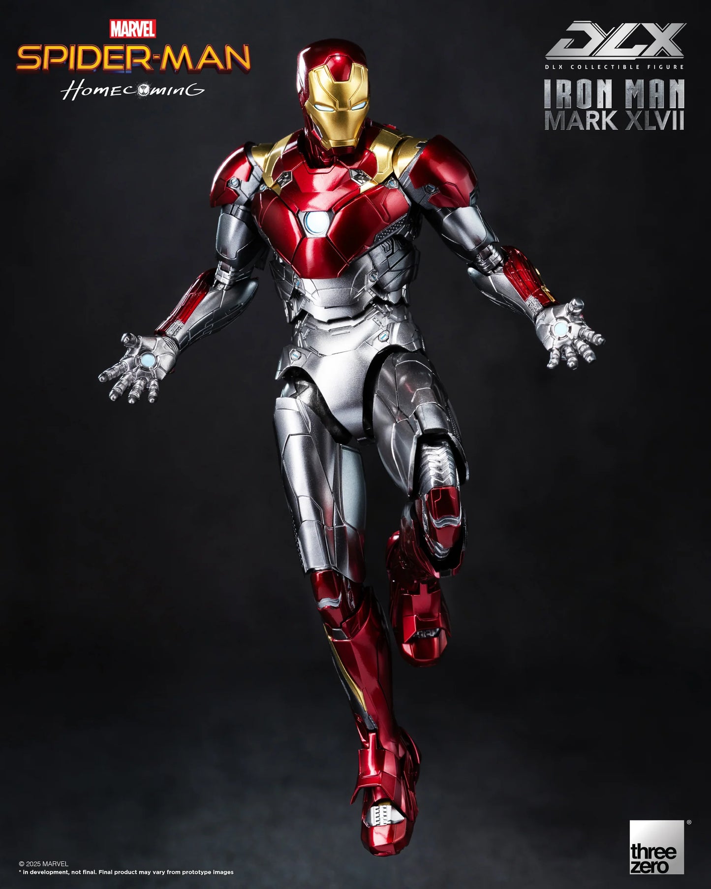 Threezero Dlx Series: Marvel Spider-Man De Regreso A Casa - Iron Man Mark 47 Preventa