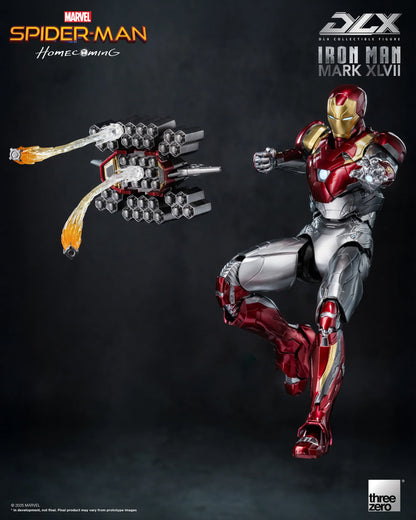 Threezero Dlx Series: Marvel Spider-Man De Regreso A Casa - Iron Man Mark 47 Preventa