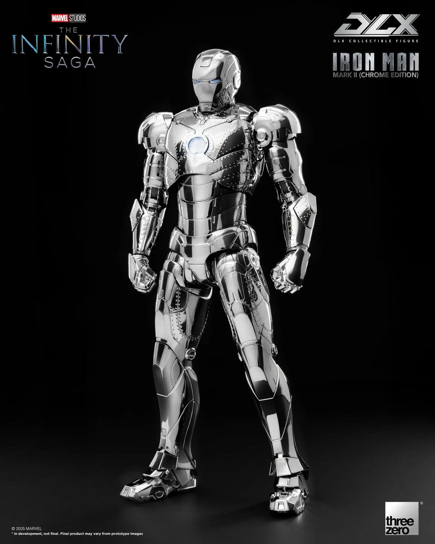 Threezero Dlx Series: Marvel The Infinity Saga - Iron Man Mark 2 Chrome Edition Preventa