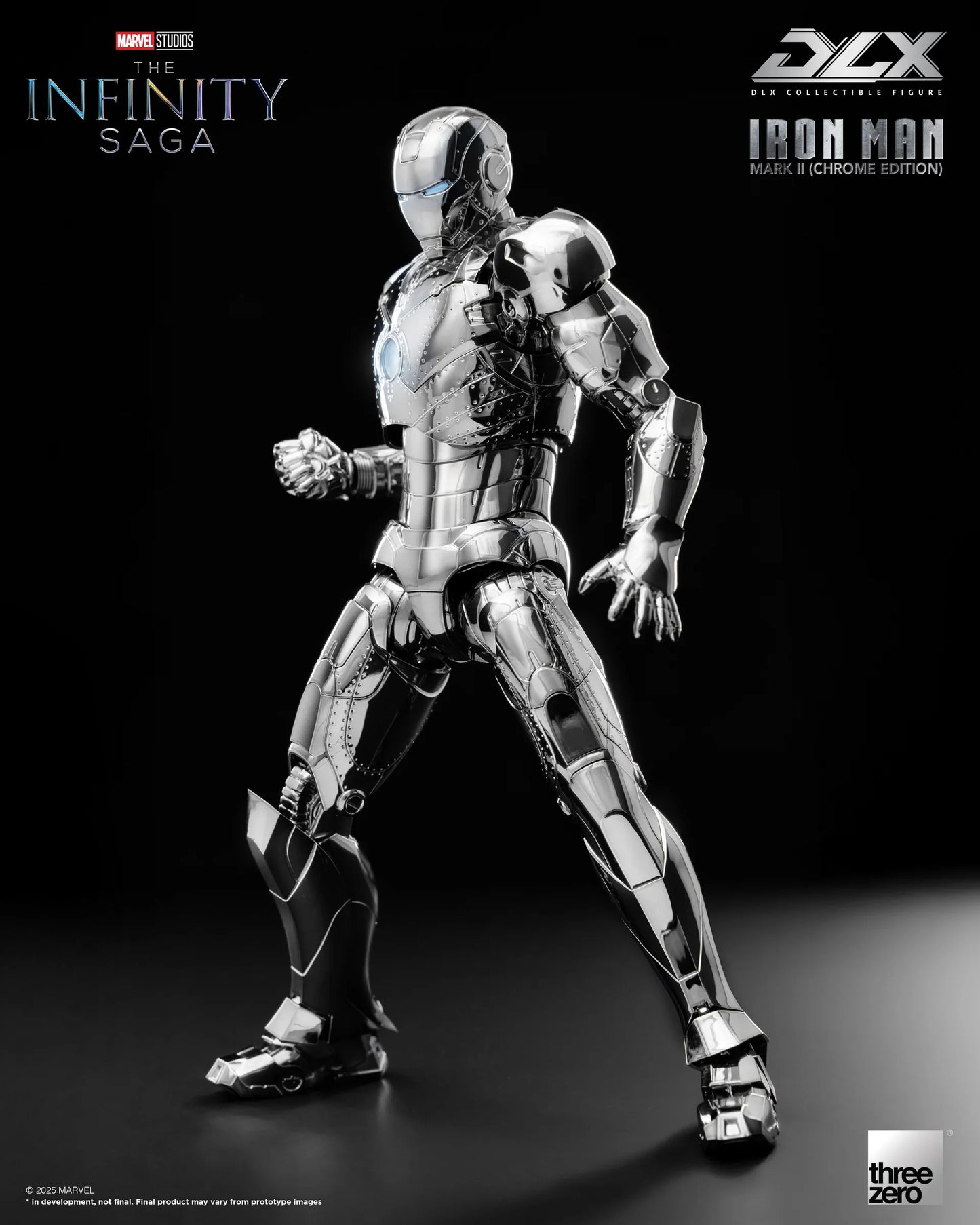 Threezero Dlx Series: Marvel The Infinity Saga - Iron Man Mark 2 Chrome Edition Preventa