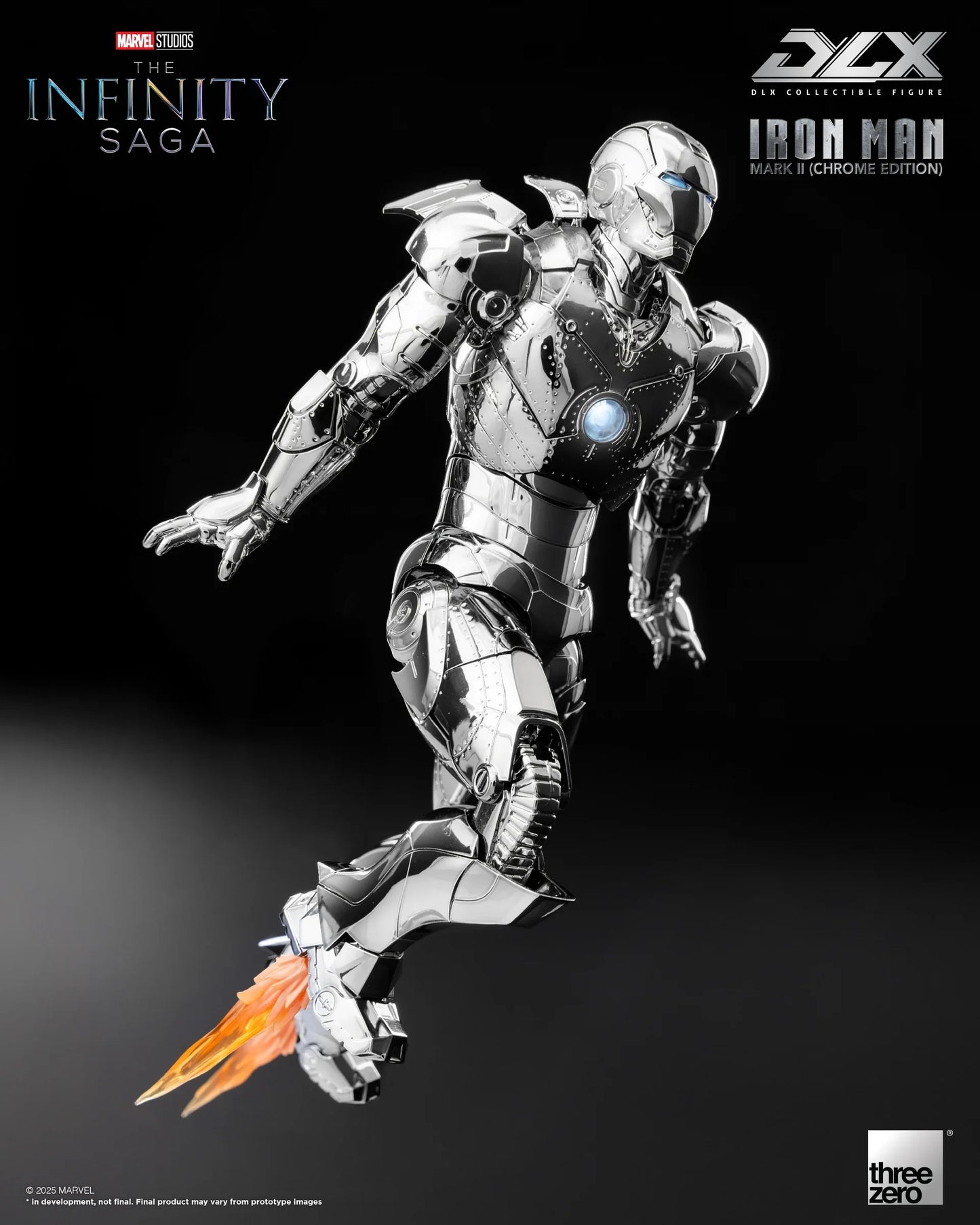Threezero Dlx Series: Marvel The Infinity Saga - Iron Man Mark 2 Chrome Edition Preventa