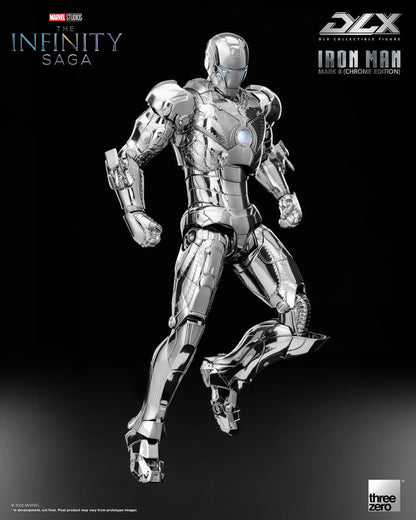 Threezero Dlx Series: Marvel The Infinity Saga - Iron Man Mark 2 Chrome Edition Preventa