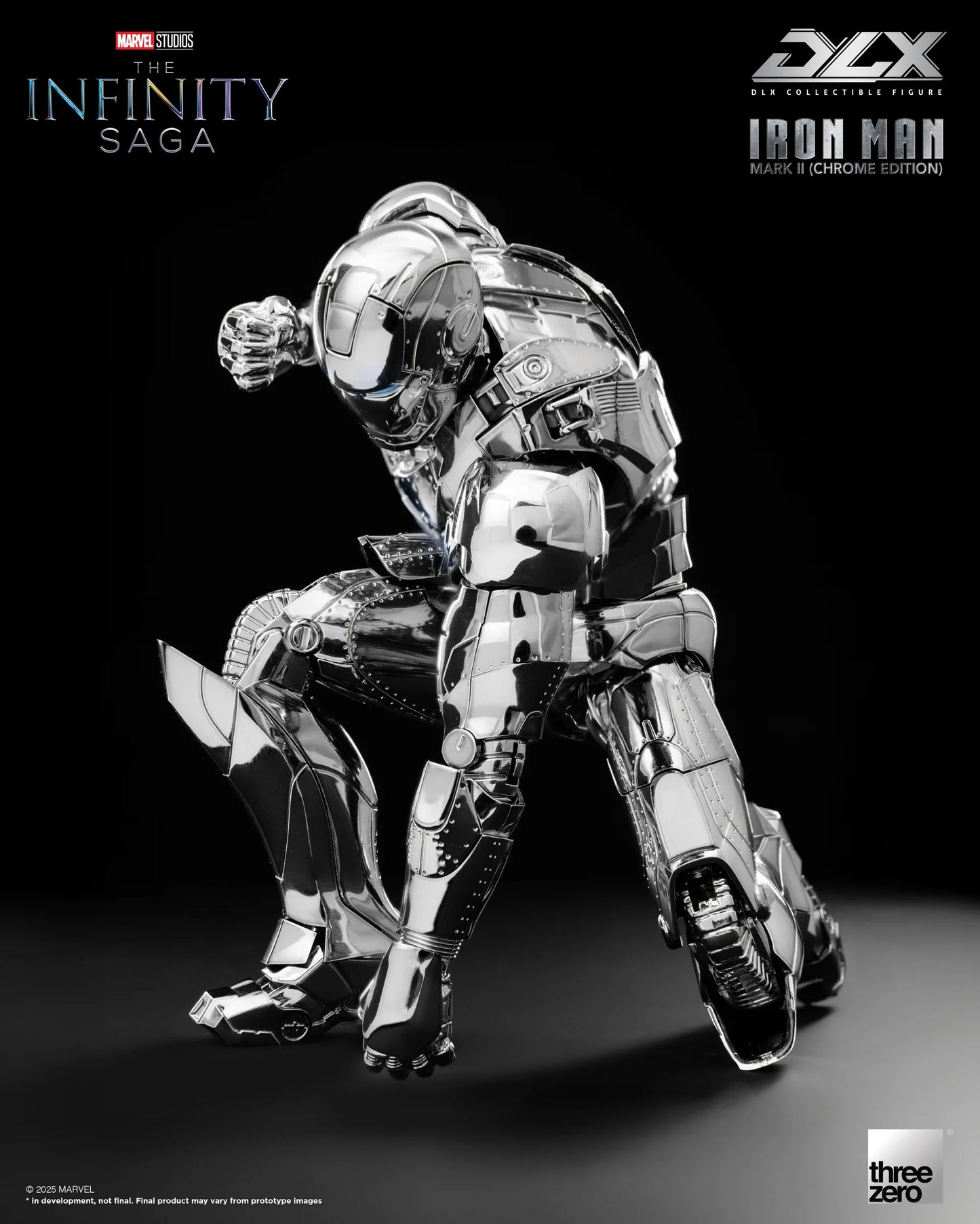Threezero Dlx Series: Marvel The Infinity Saga - Iron Man Mark 2 Chrome Edition Preventa