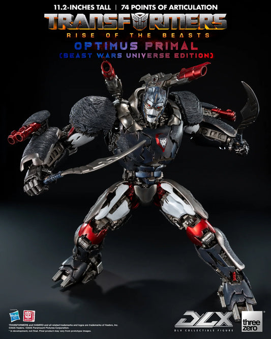 Threezero Dlx Series: Transformers Rise Of The Beasts - Optimus Primal Preventa