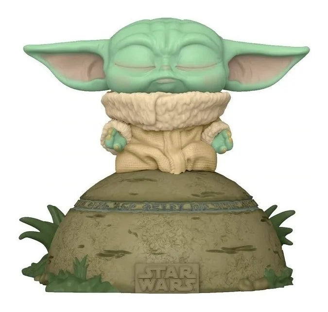 Funko Pop Deluxe: Mandalorian - Baby Yoda Grogu usando la Fuerza
