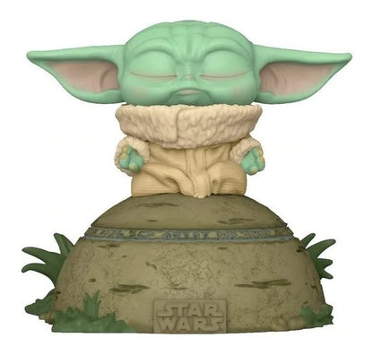 Funko Pop Deluxe: Mandalorian - Baby Yoda Grogu usando la Fuerza