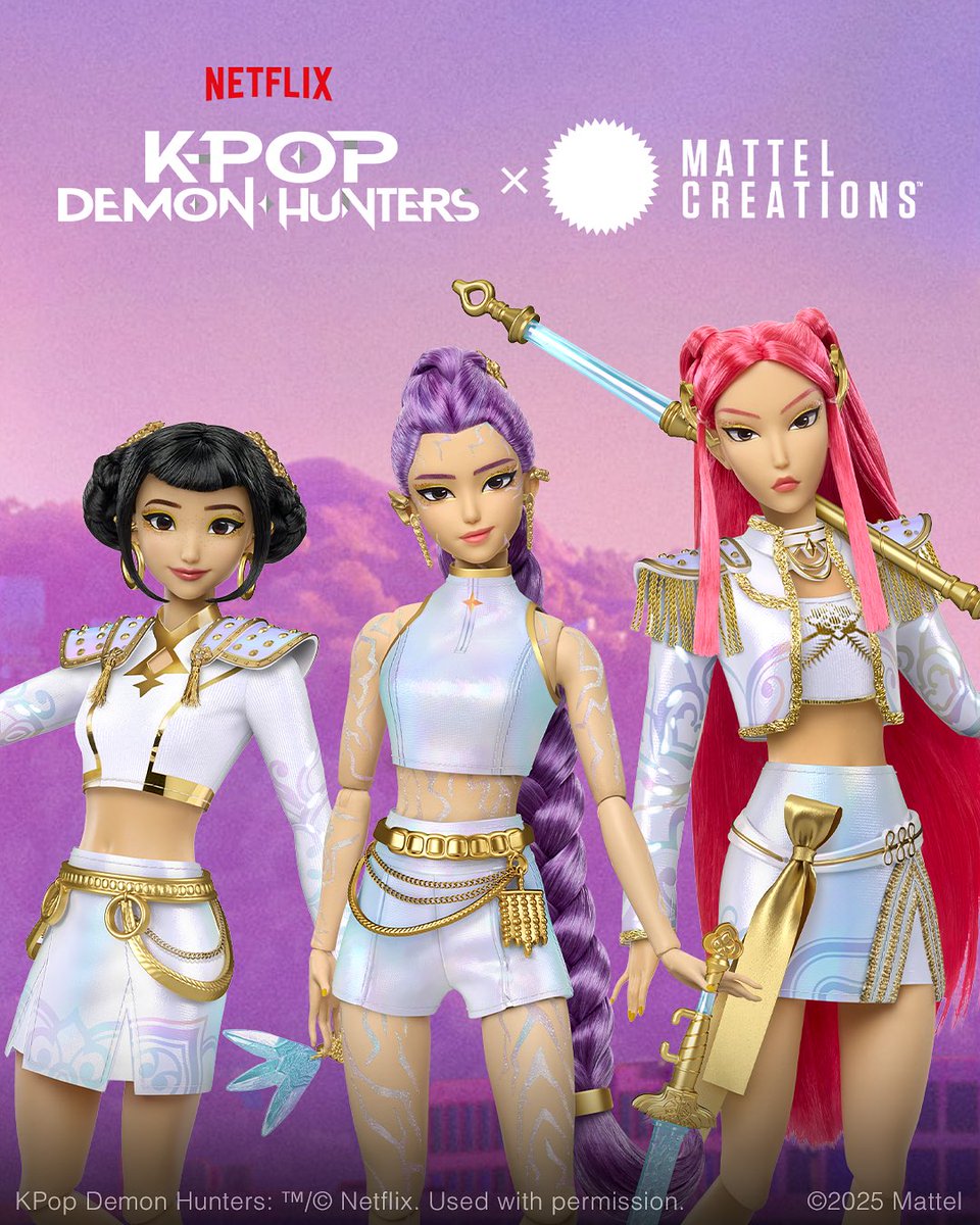 Set Coleccionable Mattel Creations – KPOP Demon Hunters: Mira, Zoe y Rumi Preventa