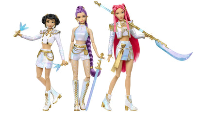 Set Coleccionable Mattel Creations – KPOP Demon Hunters: Mira, Zoe y Rumi Preventa