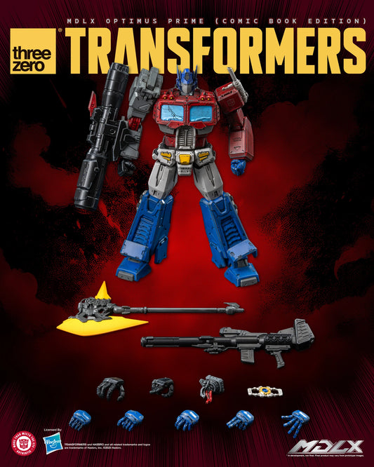 Threezero Mdlx Series: Transformers - Optimus Prime Edicion Comic Preventa
