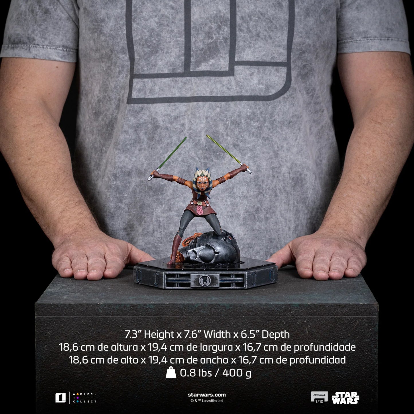 IRON Studios: Star Wars Clone Wars - Ahsoka Tano Escala De Arte 1/10 Preventa
