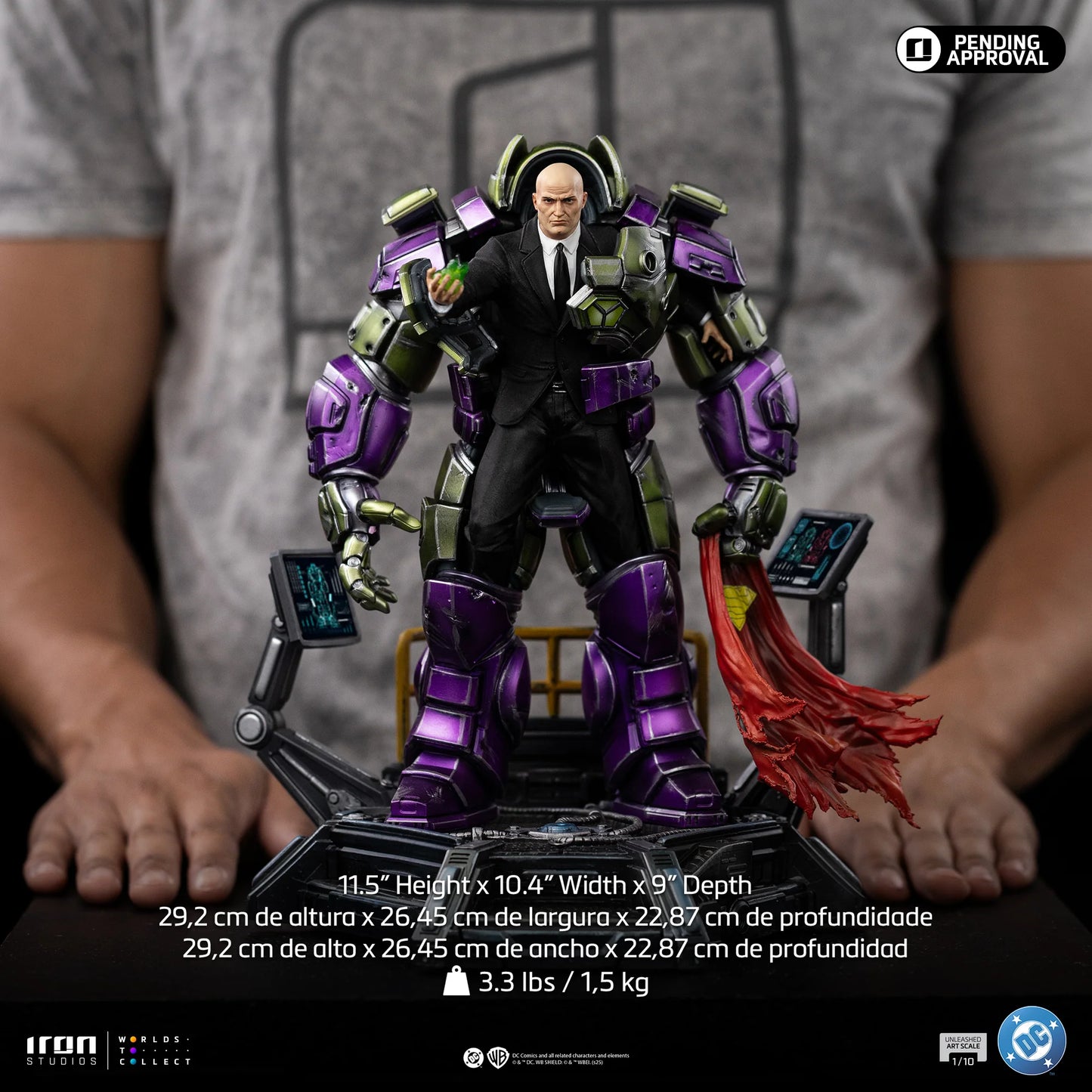 IRON Studios: DC Comics - Lex Luthor Unleashed Escala de Arte 1/10 Preventa