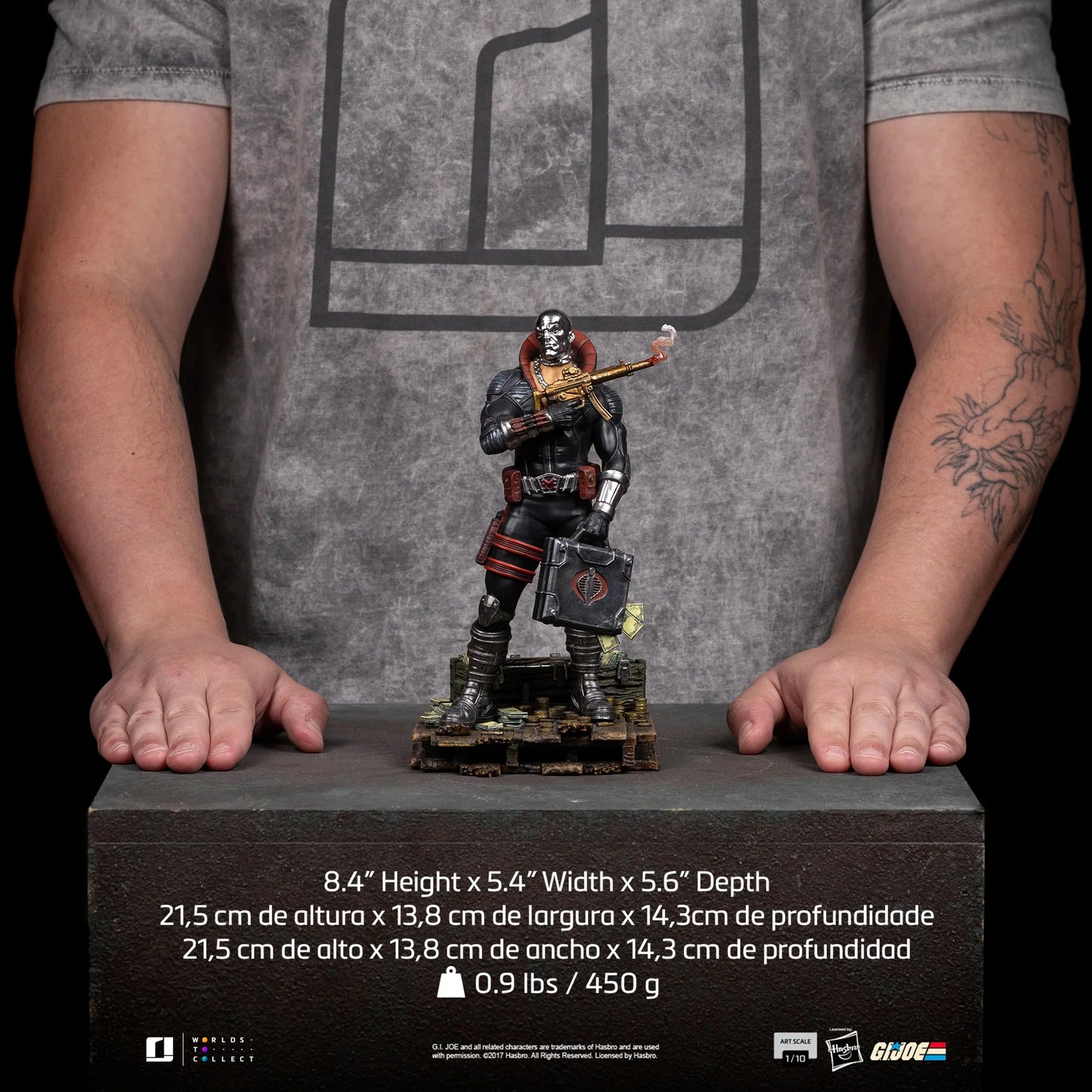 IRON Studios: GI Joe - Destro Escala De Arte 1/10 Preventa