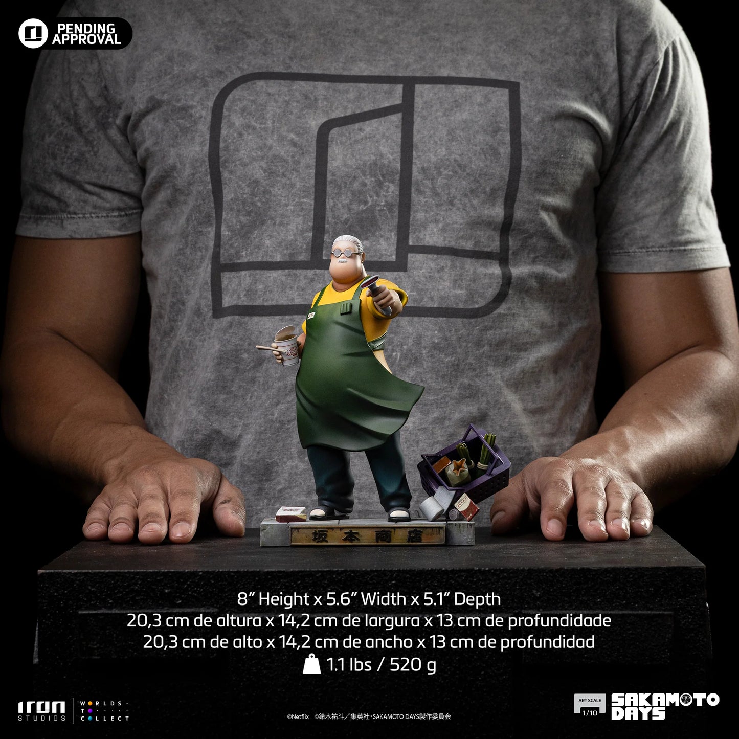 IRON Studios: Sakamoto Days - Taro Sakamoto Escala de Arte 1/10 Preventa