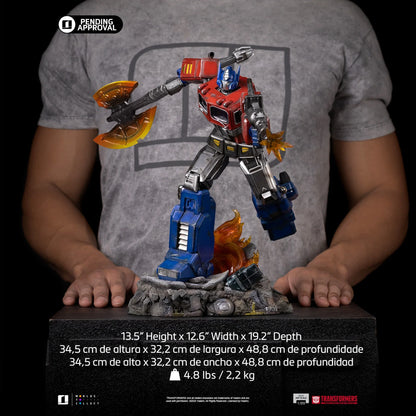 IRON Studios: Transformers - Optimus Prime Demi Escala De Arte 1/20 Preventa