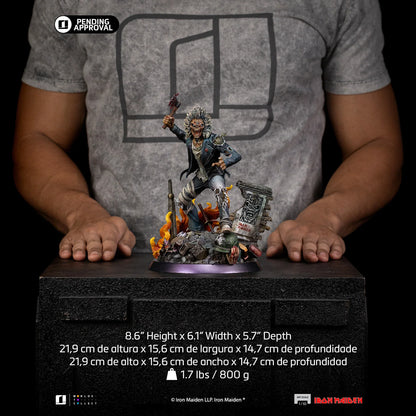 IRON Studios: Iron Maiden - Eddie 50 Aniversario Escala De Arte 1/10 Preventa