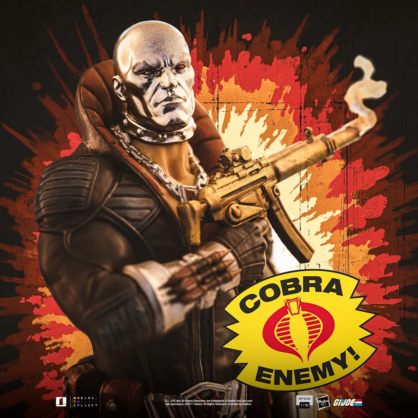 IRON Studios: GI Joe - Destro Escala De Arte 1/10 Preventa