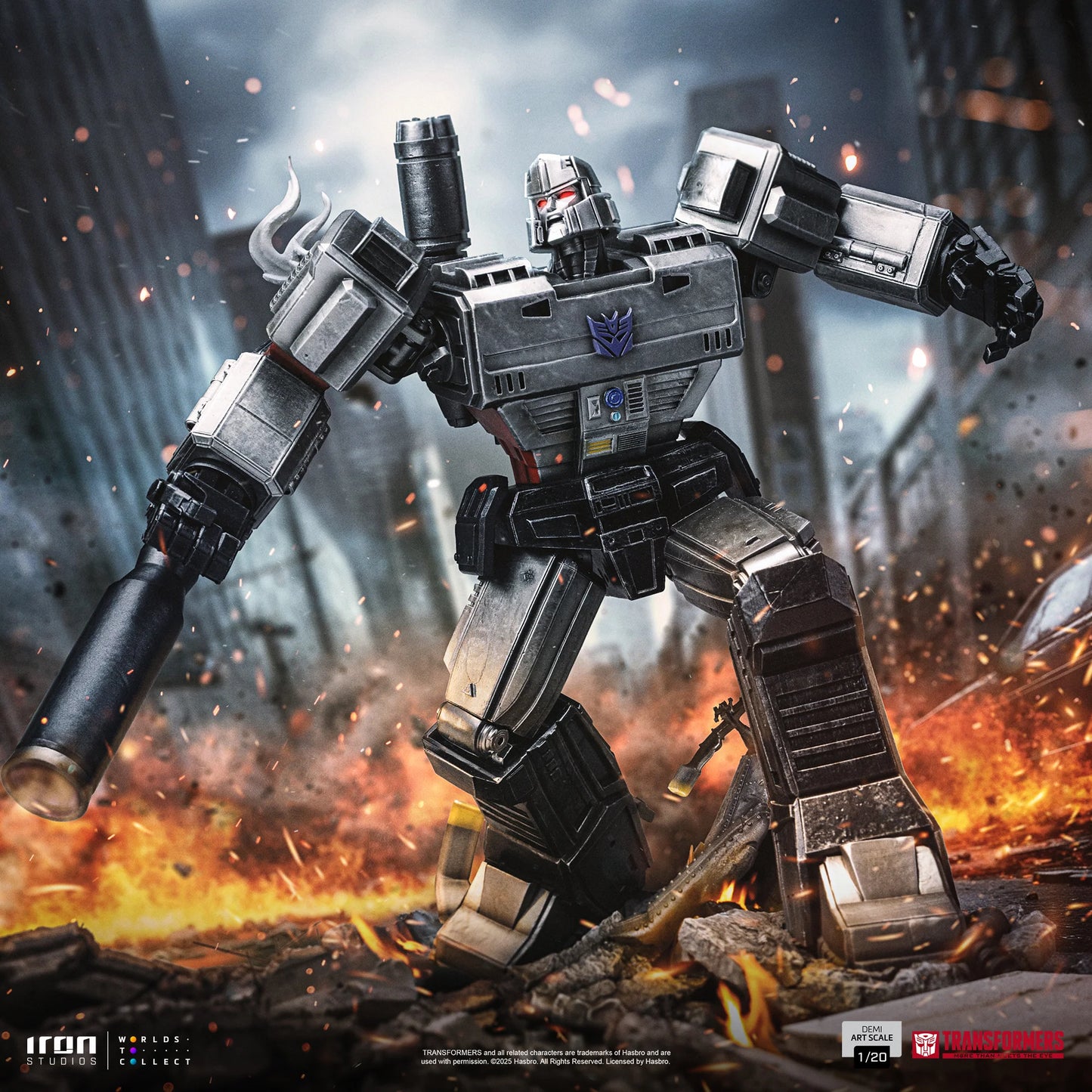 IRON Studios: Transformers - Megatron Demi Escala De Arte 1/20 Preventa