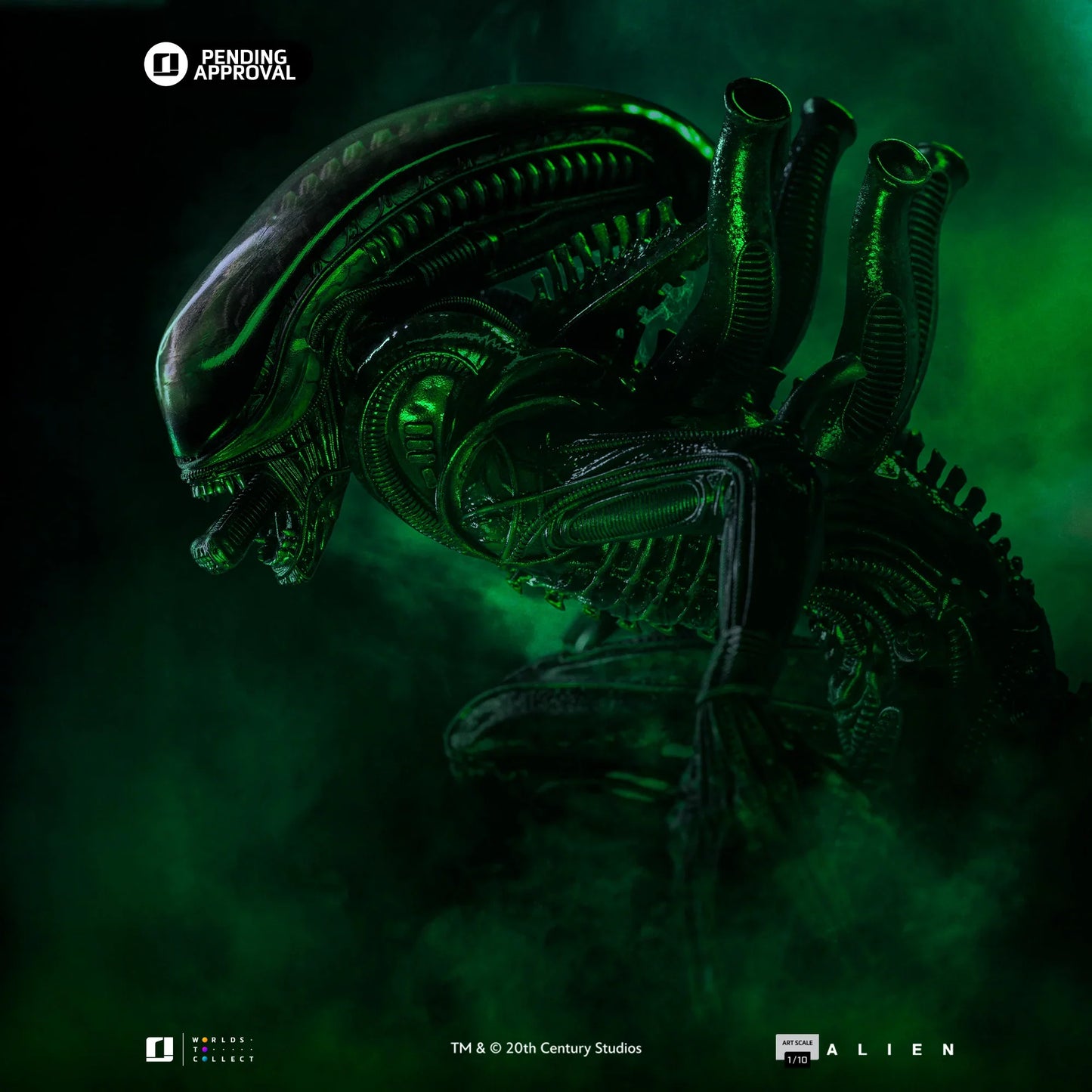 IRON Studios: Alien 1979 - Alien Big Chap Escala De Arte 1/10 Preventa