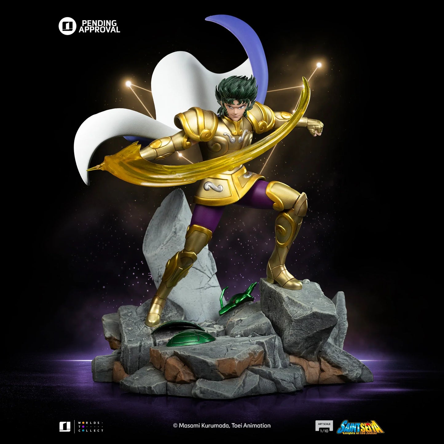 IRON Studios: Los Caballeros Del Zodiaco - Shura de Capricornio Escala De Arte 1/10 Preventa