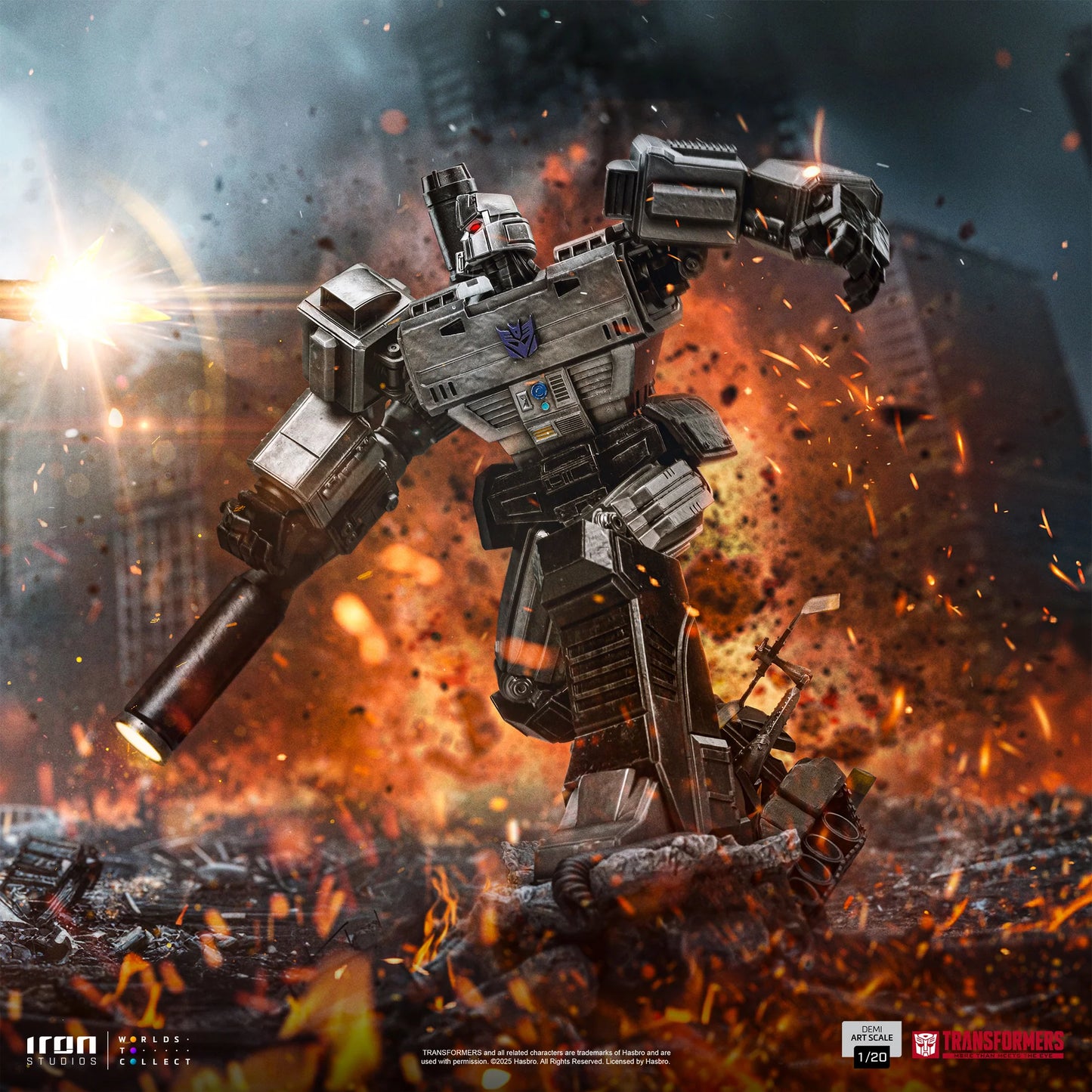 IRON Studios: Transformers - Megatron Demi Escala De Arte 1/20 Preventa