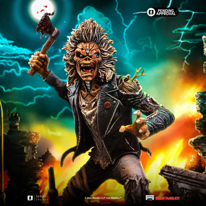 IRON Studios: Iron Maiden - Eddie 50 Aniversario Escala De Arte 1/10 Preventa