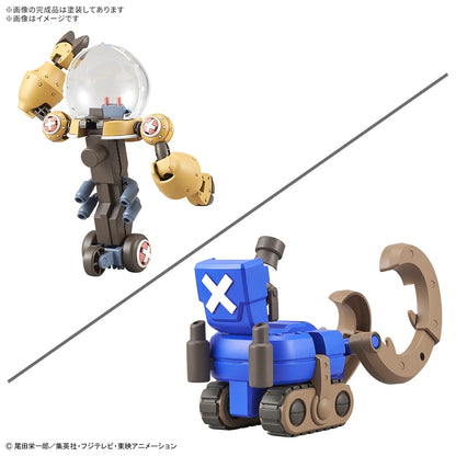 Bandai Tamashii Nations Model Kits Chopper Robo Super: One Piece - No. 2 & No. 3 Heavy Armor & Horn Dozer Preventa