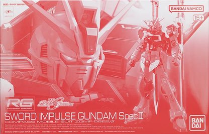 Bandai Model Kit RG Sword Impulse Gundam Spec 2 ZGMF-X56S/β