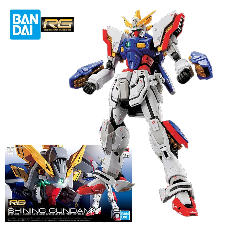Bandai Model Kit RG 1/144 Mobile Fighter G Gundam GF13-017NJ Shining Gundam