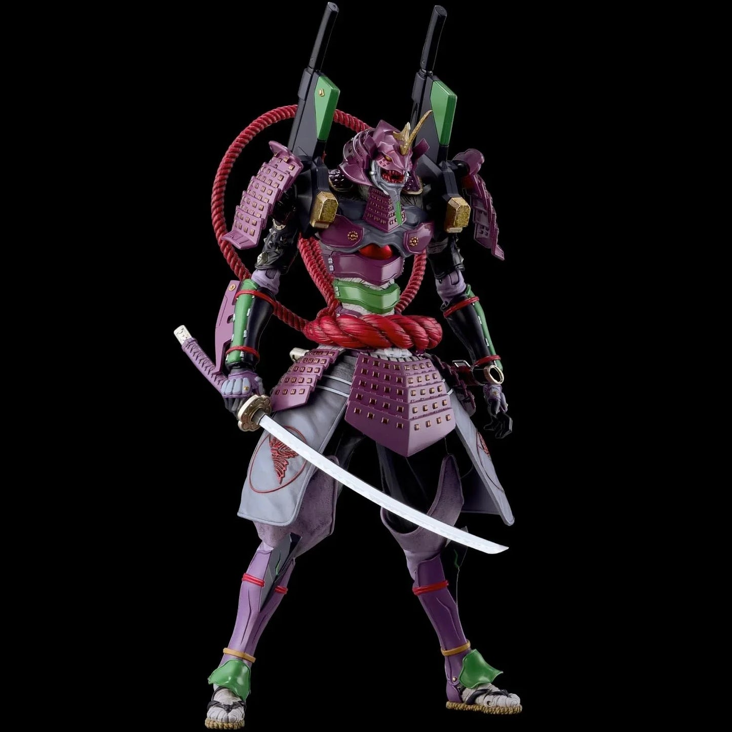 Sentinel Action Figure Riobot: Neon Genesis Evangelion By Takashi Okazaki - Test Type-01 Samurai Preventa