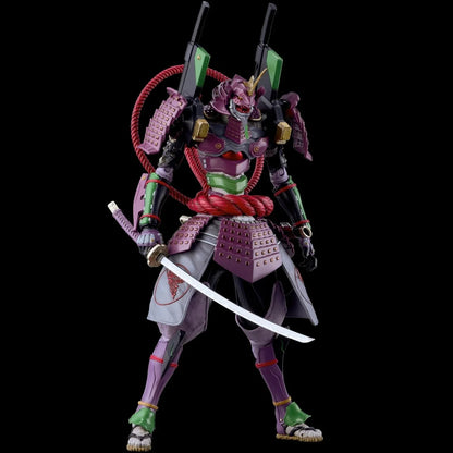 Sentinel Action Figure Riobot: Neon Genesis Evangelion By Takashi Okazaki - Test Type-01 Samurai Preventa