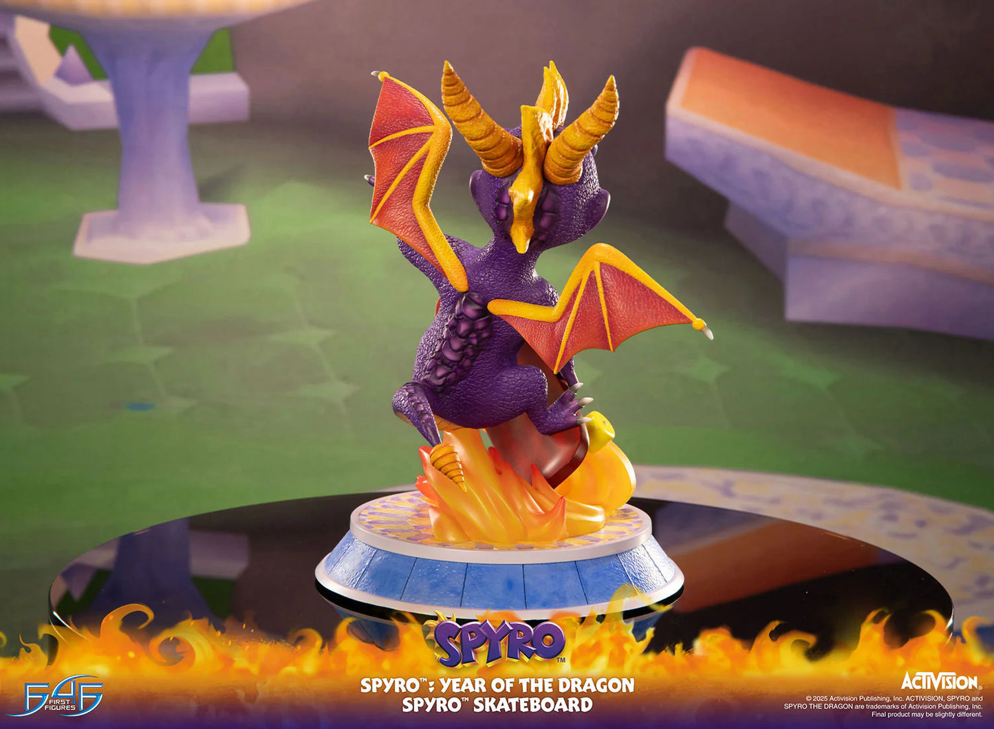 First 4 Figures: Spyro Year of the Dragon - Spyro Skateboard 13 Pulgadas Preventa