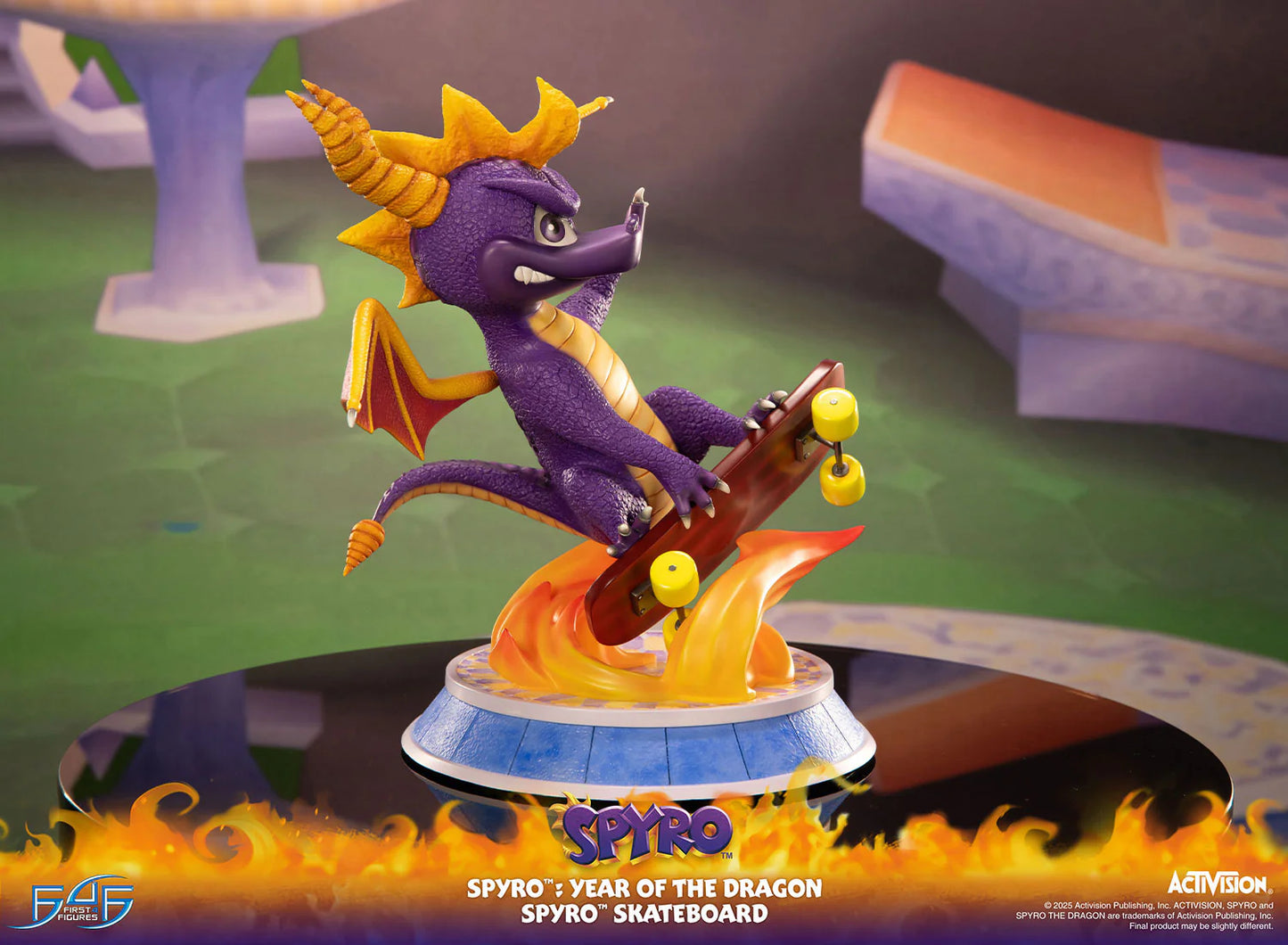 First 4 Figures: Spyro Year of the Dragon - Spyro Skateboard 13 Pulgadas Preventa