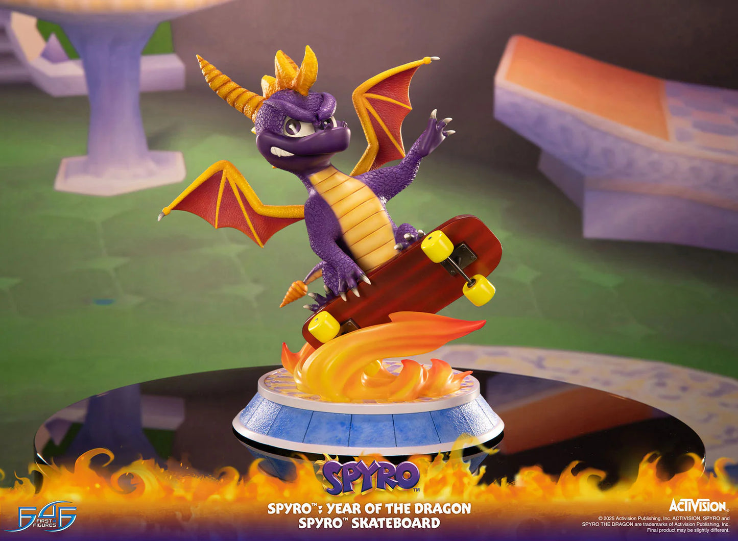 First 4 Figures: Spyro Year of the Dragon - Spyro Skateboard 13 Pulgadas Preventa