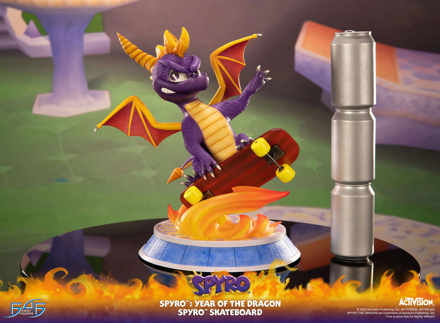 First 4 Figures: Spyro Year of the Dragon - Spyro Skateboard 13 Pulgadas Preventa