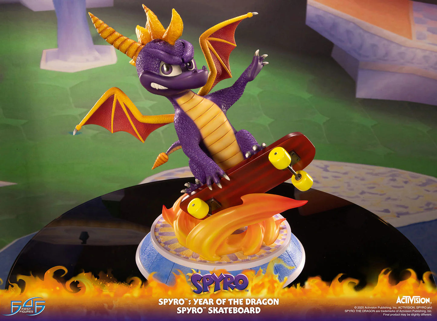 First 4 Figures: Spyro Year of the Dragon - Spyro Skateboard 13 Pulgadas Preventa
