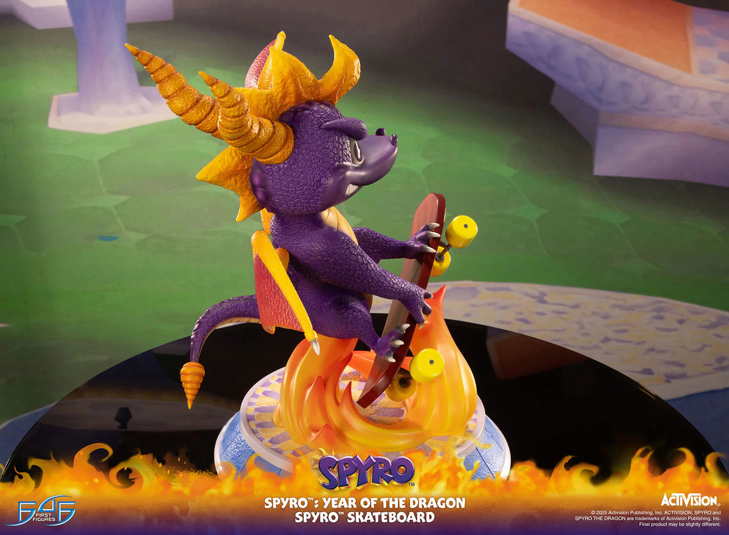 First 4 Figures: Spyro Year of the Dragon - Spyro Skateboard 13 Pulgadas Preventa