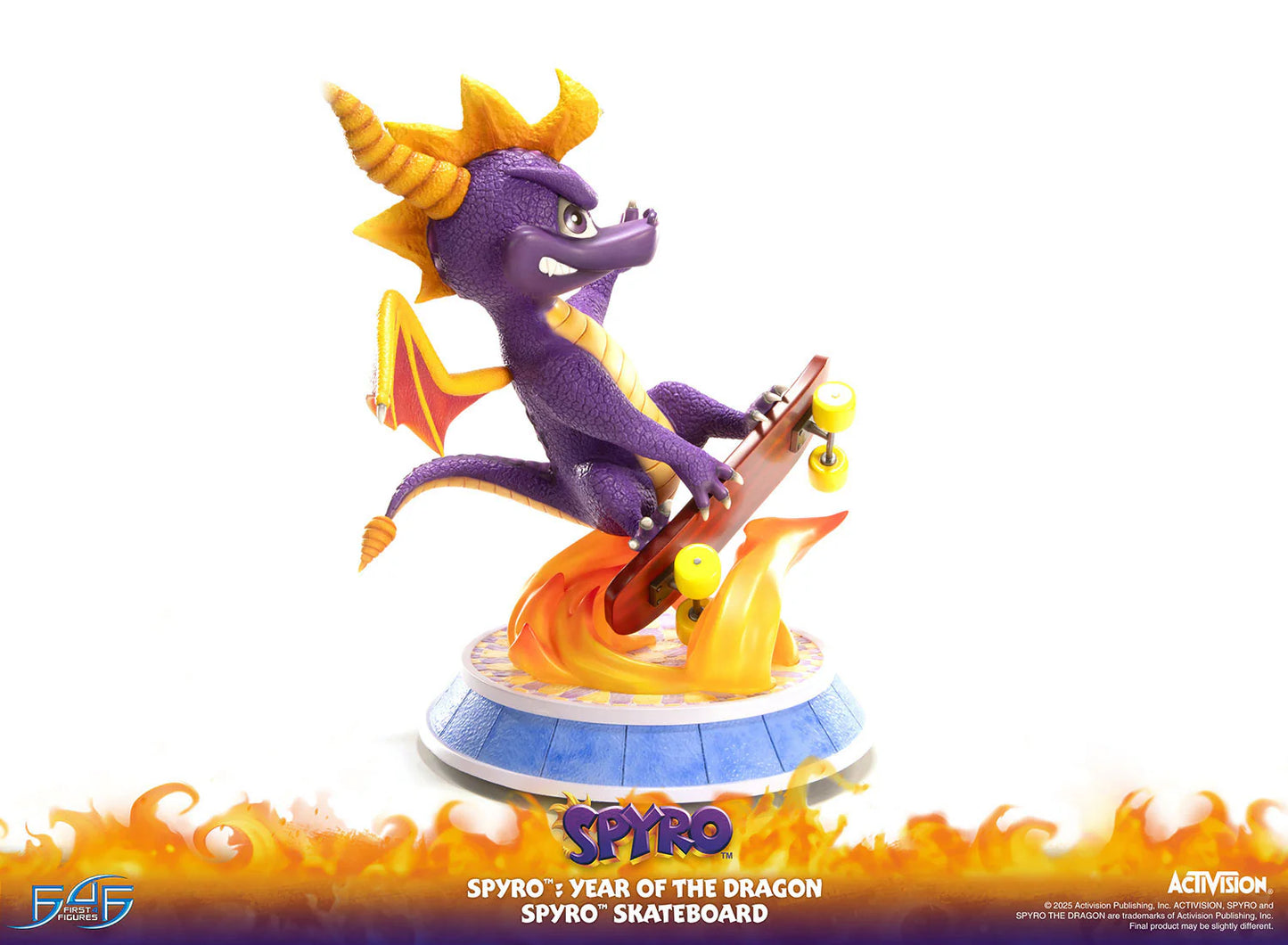 First 4 Figures: Spyro Year of the Dragon - Spyro Skateboard 13 Pulgadas Preventa